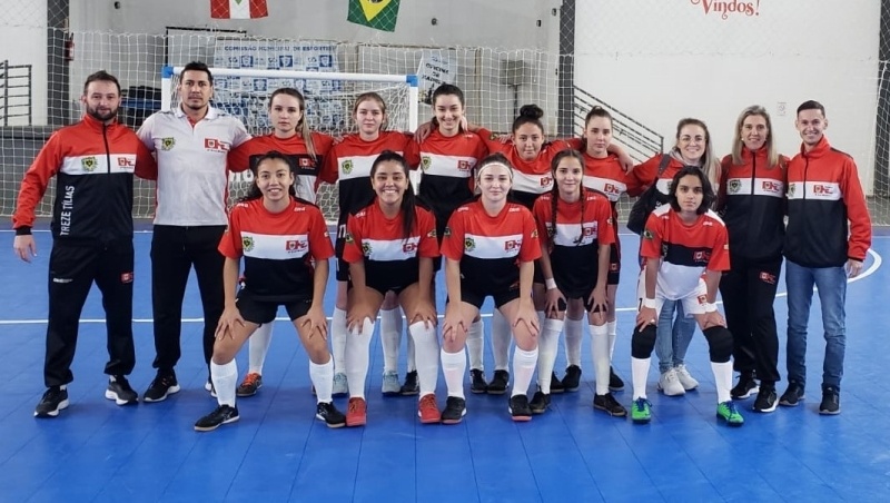 Futsal feminino de Treze Tílias está na final do (JESC) 2024