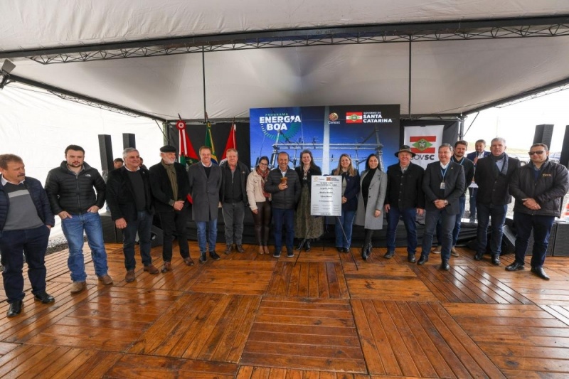 Assista! Nova subestação da Celesc é inaugurada em Treze Tílias com investimento de R$ 93 milhões e amplia capacidade energética da região
