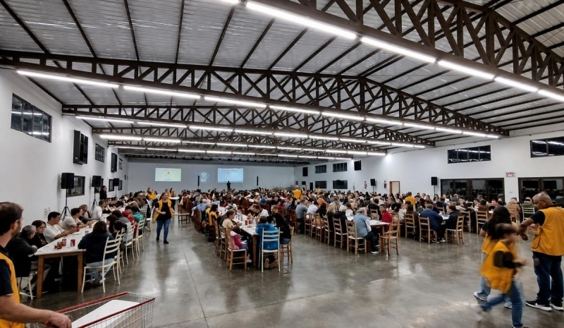 Bingo beneficente do Lions Club arrecada mais de R$ 19 mil para a APAE de Treze Tílias e fortalece início das atividades da instituição
