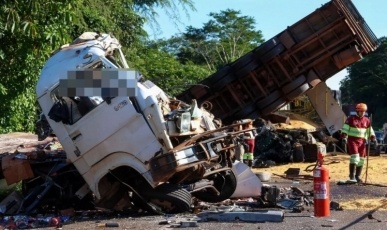  Identificado caminhoneiro da Treze Tílias que morreu em tragédia com 5 mortes no MS