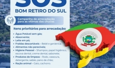 Água Doce “adota” o município de Bom Retiro do Sul na campanha SOS Solidário