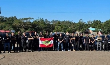 Polícia Civil de SC mobiliza 42 policiais para missão humanitária no Rio Grande do Sul