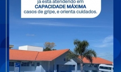 Unidade de saúde de Iomerê registra lotação por casos de gripe e reforça orientações de prevenção