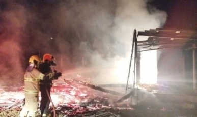 Incêndio destrói residência no interior de Tangará