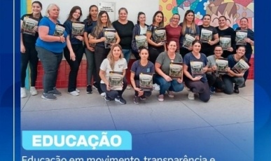 Secretaria de Educação de Iomerê divulga ações de qualificação e gestão realizadas em abril