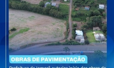 Iomerê assina ordem de serviço para pavimentação da entrada da Linha Esperança