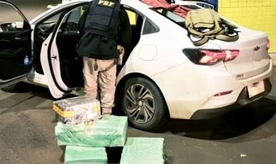 Video: Motorista é preso com quase 240 kg de maconha no carro na BR-282 em Xanxerê