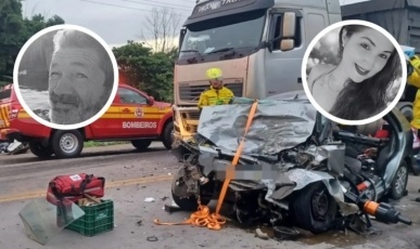 Identificadas vítimas que morreram em gravíssimo acidente em SC