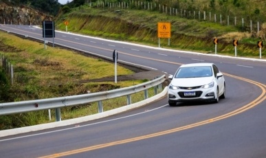 Inaugurada obra de pavimentação asfáltica da SC-465 entre Arroio Trinta e Macieira