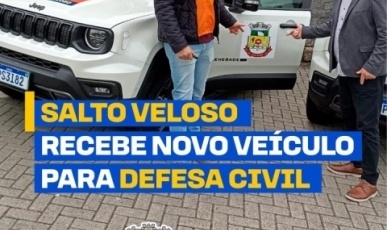Novo veículo reforça estrutura da Defesa Civil de Salto Veloso