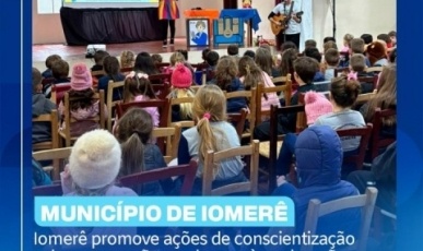 Iomerê promove apresentações em alusão ao Maio Laranja