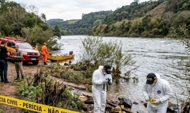 Corpo de jovem assassinado é encontrado no Rio do Peixe em Herval d’Oeste