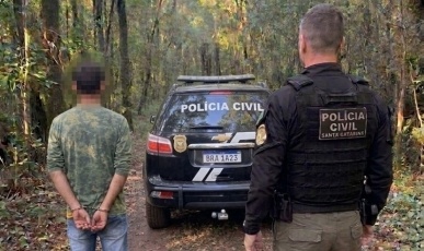 Homem é preso após confessar assassinato de desaparecido em Herval d’Oeste