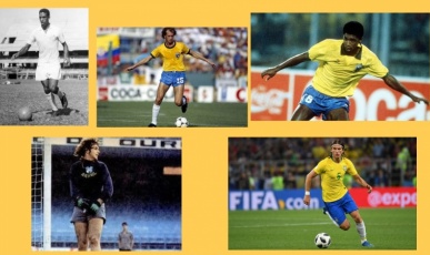 Catarinenses na Copa: relembre quem já vestiu a camisa da Seleção