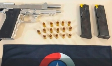 Polícia Militar apreende pistola 9mm e prende homem em Videira