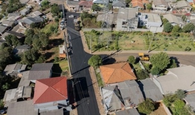 Videira investe R$ 950 mil em pavimentação e modernização da rede de água