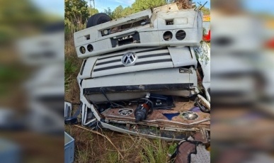 Morre no hospital motorista resgatado em estado gravíssimo após tombamento na SC-452