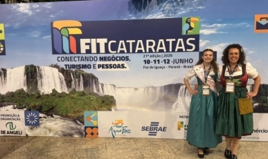 Secretaria de Cultura, Turismo e Esporte de Treze Tílias participa da FIT Cataratas