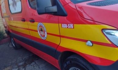 Motociclista fica ferido após colisão com carro na BR-282 em Joaçaba