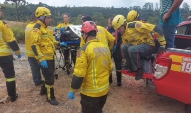 Homem é encontrado com vida em mata de Rio Negrinho
