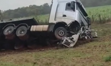 Tragédia no trânsito em Campos Novos termina com quatro mortos