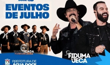 Prefeitura de Água Doce lança programação oficial dos 68 anos do município
