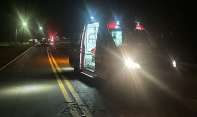 Motociclista morre em acidente de trânsito entre SC e PR