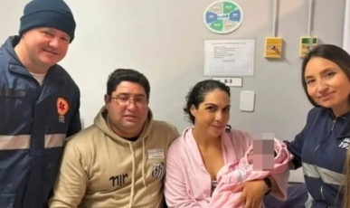 Samu auxilia em realização de parto domiciliar em Campos Novos