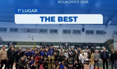The Best conquista os títulos do Municipal de futsal veteranos e livre em Água Doce