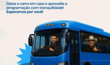 Prefeitura de Água Doce oferece transporte gratuito durante comemoração dos 68 anos do município