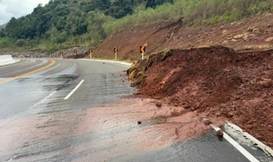 Defesa Civil monitora estradas e rios em Macieira após forte volume de chuva