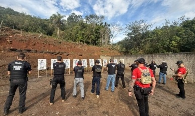Policiais Civis da região de Joaçaba concluem curso para atuação em ataques com agressores ativos