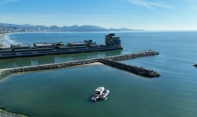Píer Oporto anuncia construção de passarela entre Balneário Perequê e Meia Praia
